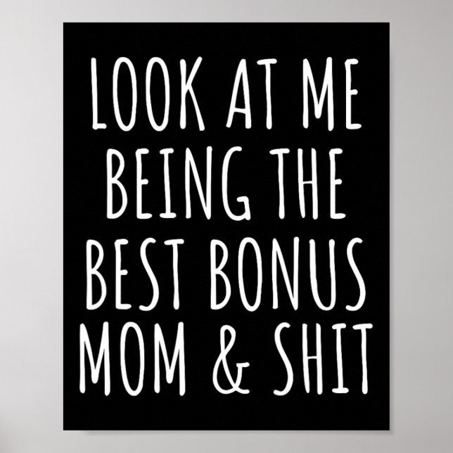 Bonus Step Mama Mütter Tag von Steptoerschritten Poster (Vorne)