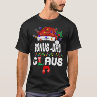 Bonus-Vater Claus Matching Family Christmas Weihna T-Shirt
