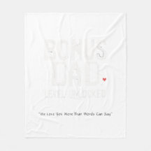 Bonus Vater Heartfelt Blanket Geschenk von Daughte