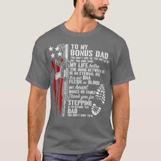Bonus Vater Step Vater Proud Daddy Gun T-Shirt