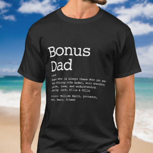 Bonus Vater Stepdad Definition Modern T-Shirt
