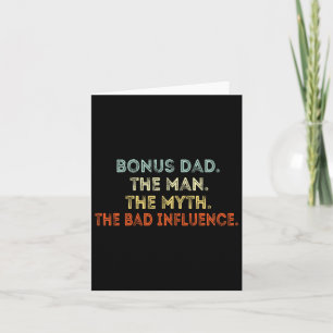 Bonus Vater The Man Myth D beeinflussen Funny Step Karte