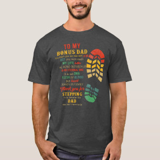 Bonus Vater Vathers Day Von Stepdad Retro T-Shirt