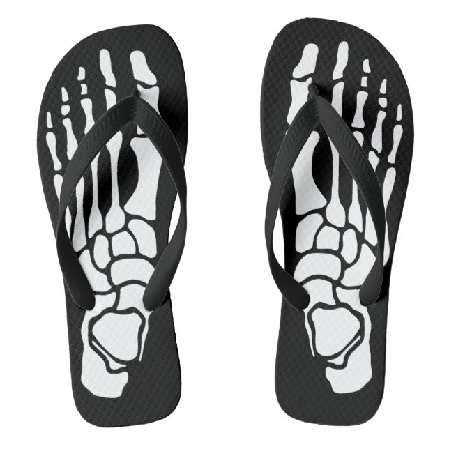 Bony Skeleton Feet Flip Flops (Fußbett)
