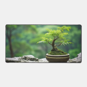 Bonzai Pflanze Ruhige Friedliche Natur Schreibtischunterlage