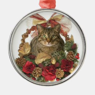 Bonze im Weihnachtskorb Ornament Aus Metall