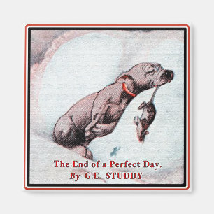 "Bonzo der Hund" "im Ende des Tages " Magnet
