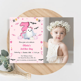 Boo 3. Geburtstag Einladung