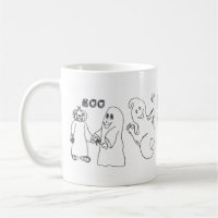 BOO 3 niedlicher Ghost-Trick oder -Behandlungen
