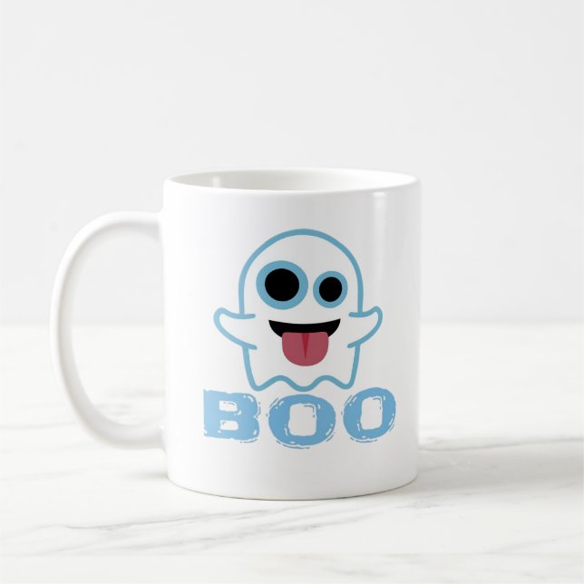 Boo Albern Funny Meme Kaffeetasse (Links)