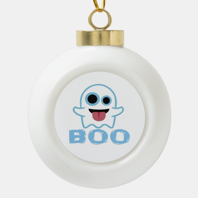 Boo Albern Funny Meme Keramik Kugel-Ornament (Vorderseite)