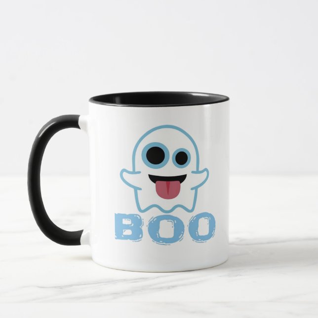 Boo Albern Funny Meme Tasse (Links)