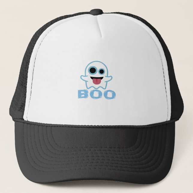 Boo Albern Funny Meme Truckerkappe (Vorderseite)