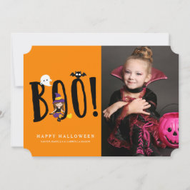 Boo & Amis Carte photo Halloween