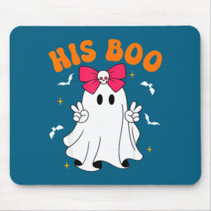 Boo & Boo lustige passende Halloween-Paare Mousepad