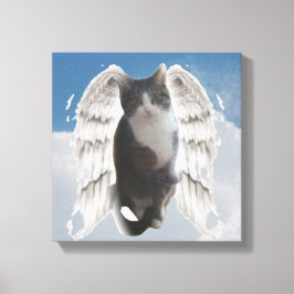 Boo Angel 30 x 30 cm StretchCanvas Print Leinwanddruck