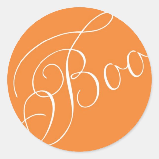 Boo! Aufkleber (Vorderseite)