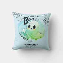 Boo Baby Dusche Halloween Blue Themed Niedliches P Kissen
