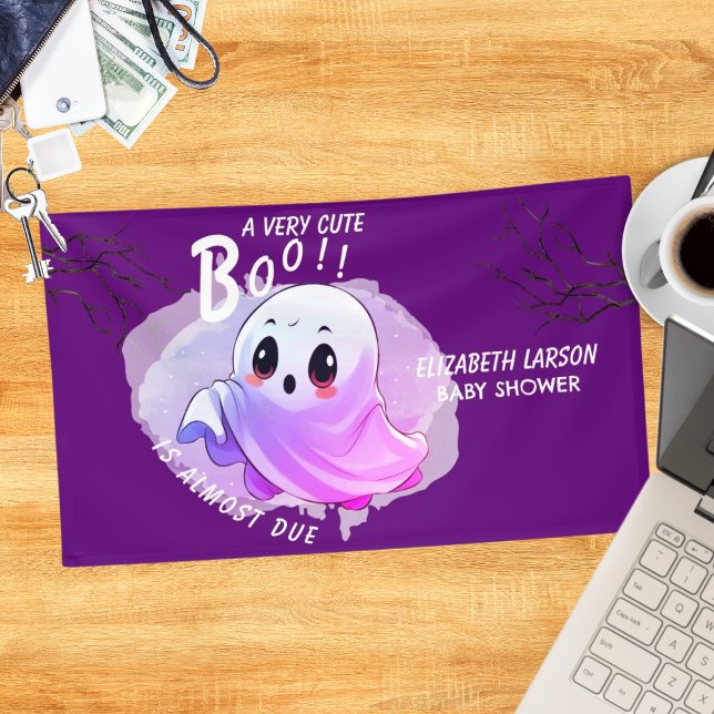 Boo Baby Dusche Halloween Lila, Party und Niedlich Banner (Von Creator hochgeladen)
