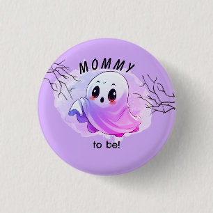 Boo Baby Dusche Halloween Lila, Party und Niedlich Button
