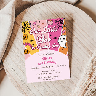 Boo Baby Dusche Unser kleiner Boo ist fast fällig Einladung