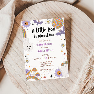 Boo Baby Dusche Unser kleiner Boo ist fast fällig Einladung