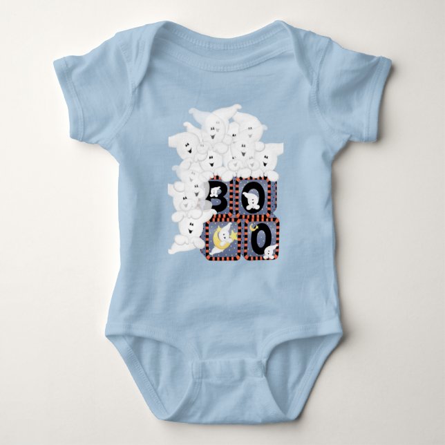 Boo Baby Halloween Strampler (Vorderseite)