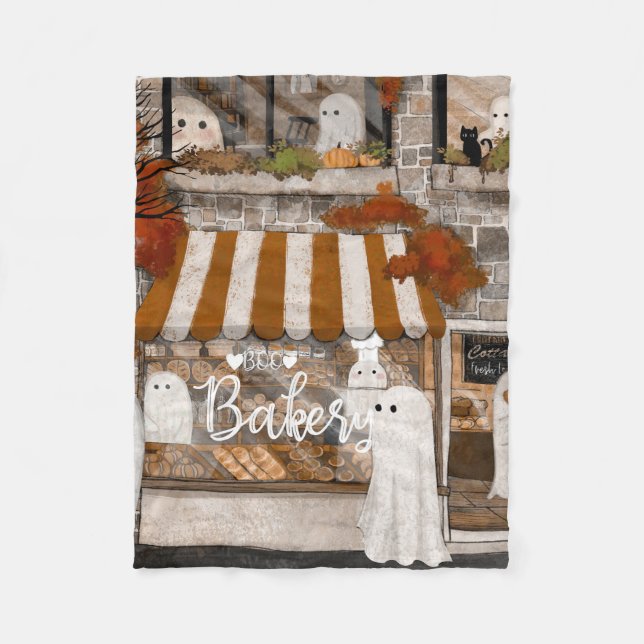 Boo Bakery Fleecedecke (Vorderseite)