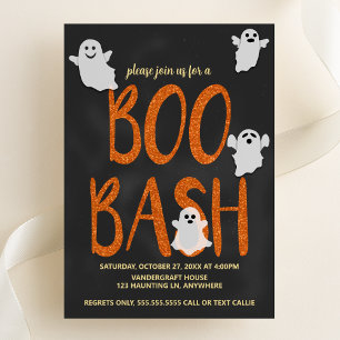 Boo Bash Halloween-Party Einladung