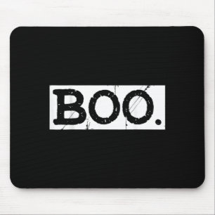 Boo bedrängte Retro-Geist Halloween-Ästhetik Mousepad