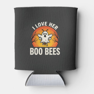 Boo Bees Halloween Geist Biene Lustiges Design_1 Dosenkühler