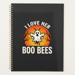 Boo Bees Halloween Geist Biene Lustiges Design_1 Planer