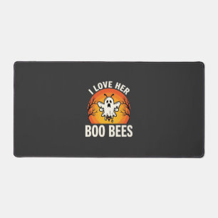 Boo Bees Halloween Geist Biene Lustiges Design_1 Schreibtischunterlage