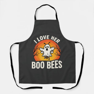 Boo Bees Halloween Geist Biene Lustiges Design_1 Schürze