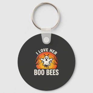 Boo Bees Halloween-Geisterbiene Lustiges Design_1 Schlüsselanhänger