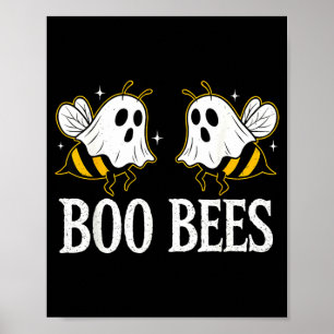 Boo Bees Paarkostüm Lustig für Frauen Halloween Poster
