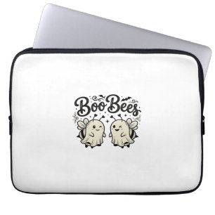 Boo Bees Vintage Halloween Geist Biene Design_1 Laptopschutzhülle
