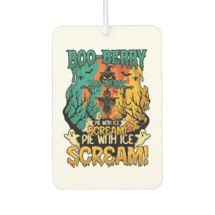 Boo Berry Pie Eis Schrei Kürbis Vogelscheuche Hall Autolufterfrischer