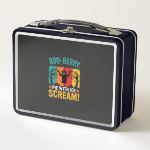 Boo-Berry-Pie-Halloween-Eiscreme-Design Metall Brotdose