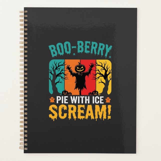 Boo-Berry-Pie-Halloween-Eiscreme-Design Planer (Vorderseite)