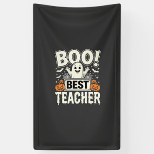 Boo Bester Lehrer Halloween-Geisterdesign_1 Banner