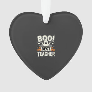Boo Bester Lehrer Halloween-Geisterdesign_1 Ornament