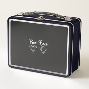 Boo Bienen Halloween-Geisterdesign Metall Brotdose