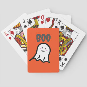 Boo! Blushing Ghost Niedlich Halloween Spielkarten