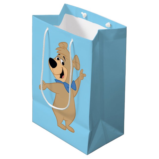 Boo-Boo-Bären-Arme breit Mittlere Geschenktüte (Vorderseite Schrägansicht)