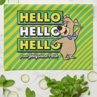 Boo-Boo Bear Hallo Hallo Hallo Von Jellystone Geschirrtuch