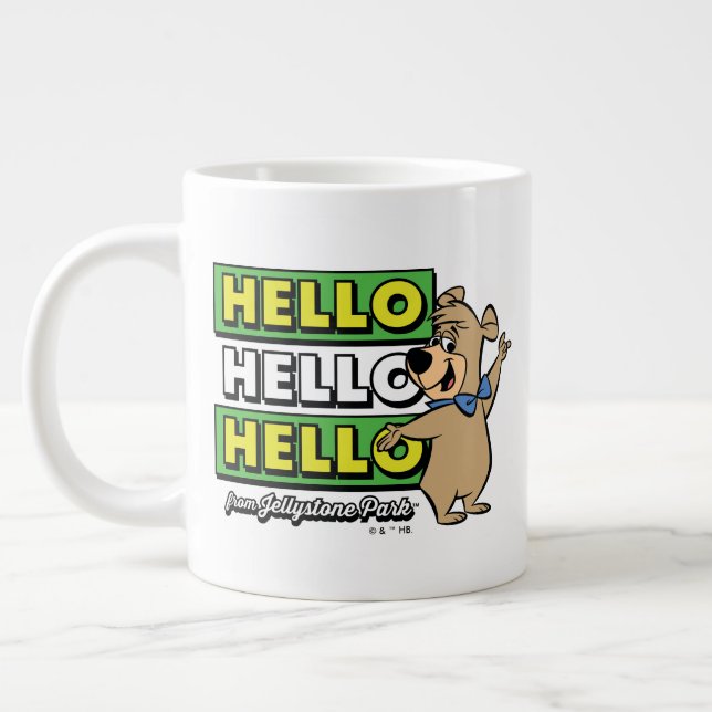 Boo-Boo Bear Hallo Hallo Hallo Von Jellystone Jumbo-Tasse (Links)