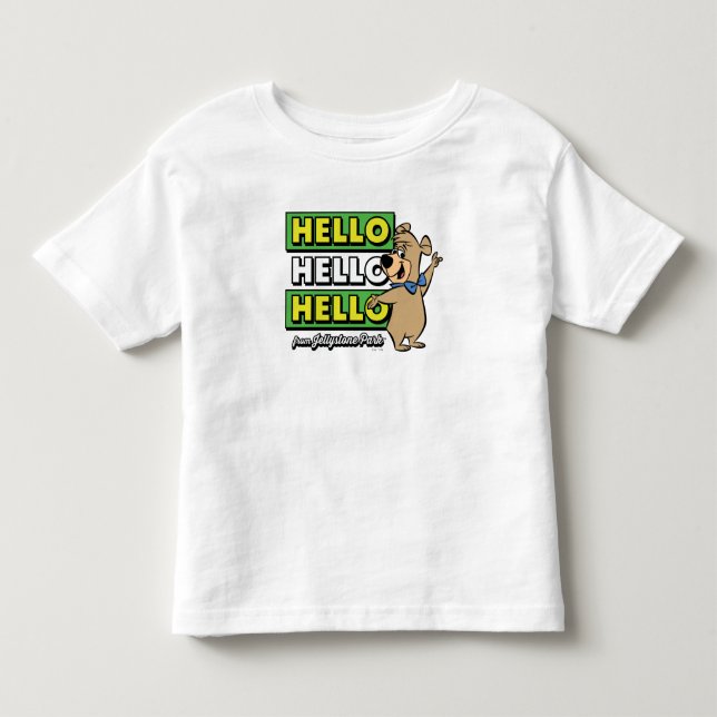 Boo-Boo Bear Hallo Hallo Hallo Von Jellystone Kleinkind T-shirt (Vorderseite)