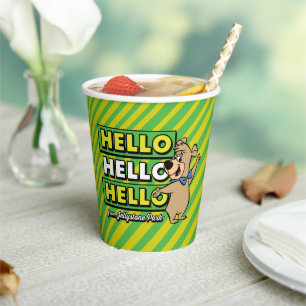Boo-Boo Bear Hallo Hallo Hallo Von Jellystone Pappbecher