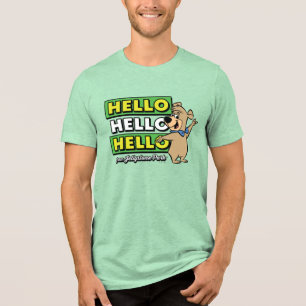 Boo-Boo Bear Hallo Hallo Hallo Von Jellystone Tri-Blend Shirt